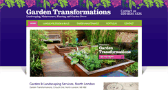 Desktop Screenshot of gardentransformations.co.uk