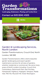 Mobile Screenshot of gardentransformations.co.uk